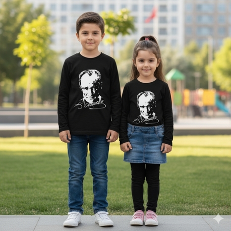 uzun kollu Atatürk baskılı badi 