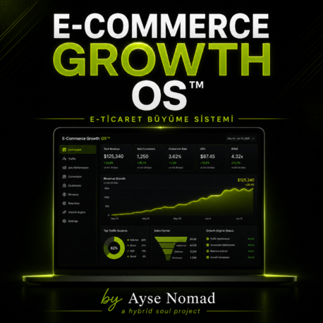 E-Commerce Growth OS™ — E-Ticaret Büyüme Sistemi