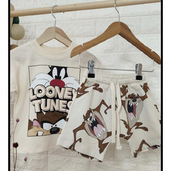 Orjinal Marka Tazmanya Canavarı Looney Tunes Şortlu Takım