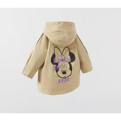 ZARA MINNIE MOUSE ©️ DISNEY BASKILI TRENÇKOT