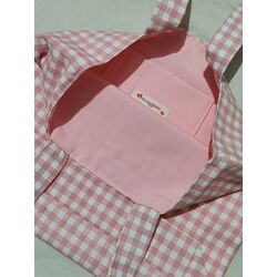 Çift yönlü cepli Totebag