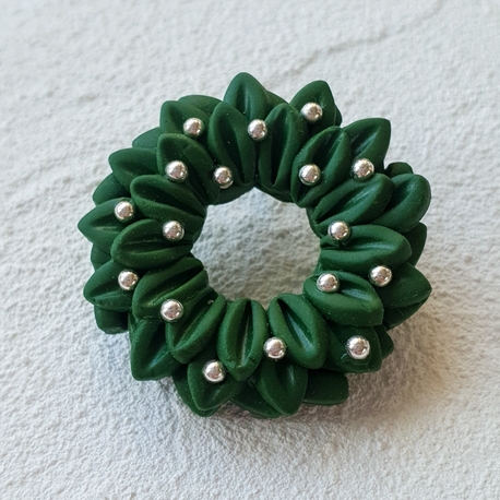 Silver Garland Broş