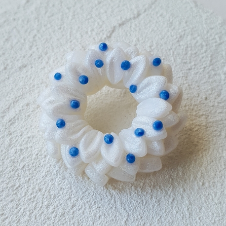 Icy Blue Garland Broş - Snow White