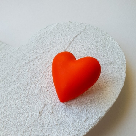 Bubble Hearts Broş Red