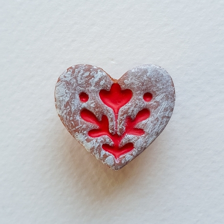 Linzer Heart Kurabiye Broş