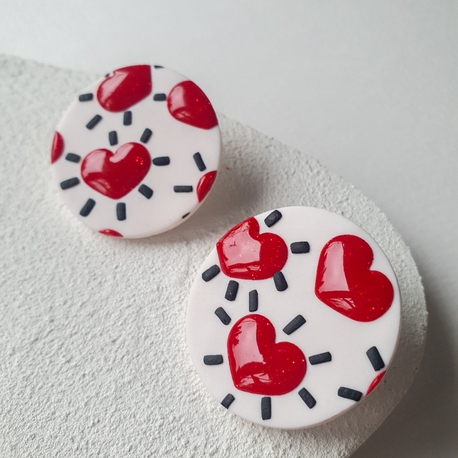 Glitter Hearts Dot #2