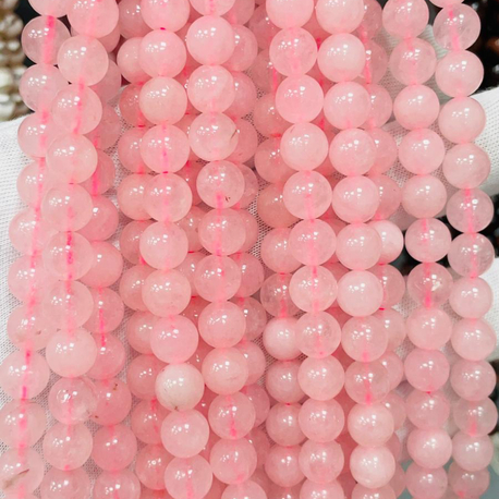 8 mm Pembe Kuvars dizi
