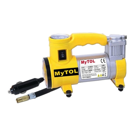 Mytol FY-001A 140 Psi Metal Gövdeli ve Işıklı Araç Kompresörü