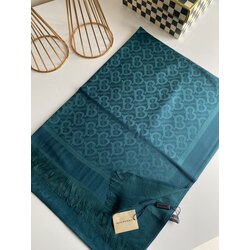 Burberry Kaşmir İpek Şal Petrol