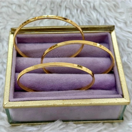 Çelik 3LÜ Ajda Bilezik (65MM)