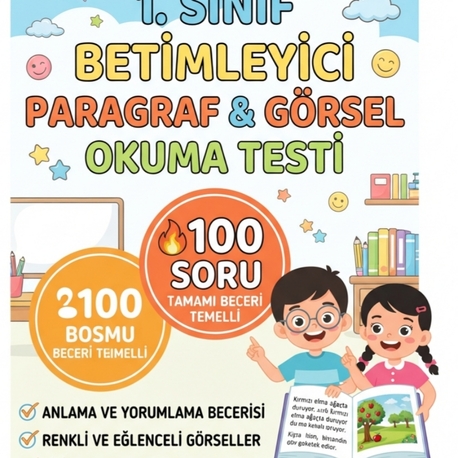 1.Sınıf Betimleyici Paragraf-Görsel Okuma Testi