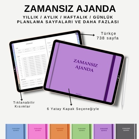 ZAMANSIZ DİJİTAL AJANDA 