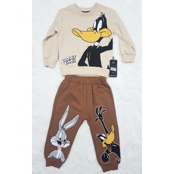 Looney Tunes  kahraman desenli, eşofman takımı