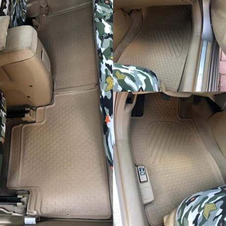 Vtec2 bej kauçuk paspas 