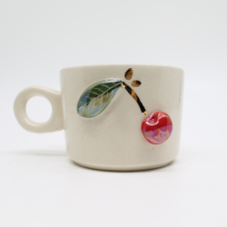 Icon Kiraz Mug-Kırmızı / Yeşil-Beyaz-Altın