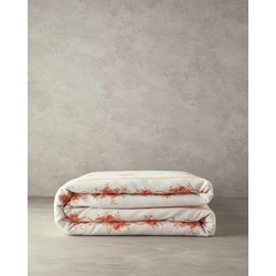 English Home Flower Line Tek Kişilik Pike Turuncu