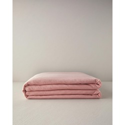 English Home Plain Pamuklu Çift Kişilik Pike Pembe