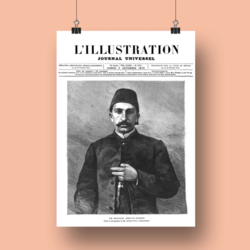 L'illustration 'Le Sultan Abdulhamid' Kapağı (1876)  | 32x48 cm