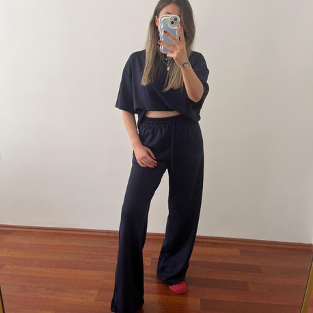 OYSHO MODAL ALT ÜST LACİVERT TAKIM