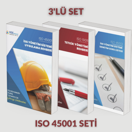ISO 45001:2018 İş Sağlığı ve Güvenliği Yönetim Sistemi Uygulama Seti
