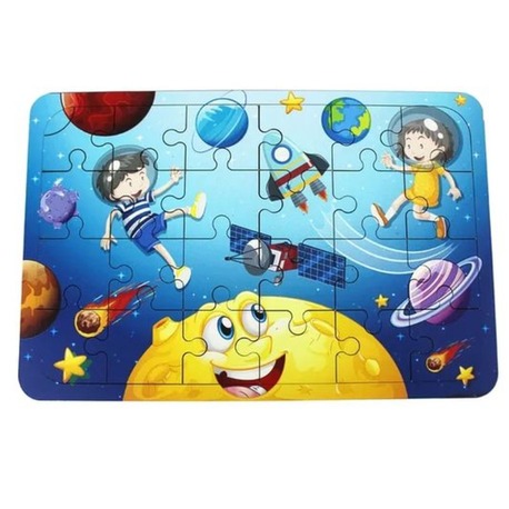 Toysilla Ahşap Puzzle Uzay Temalı 24 Parça - T5008