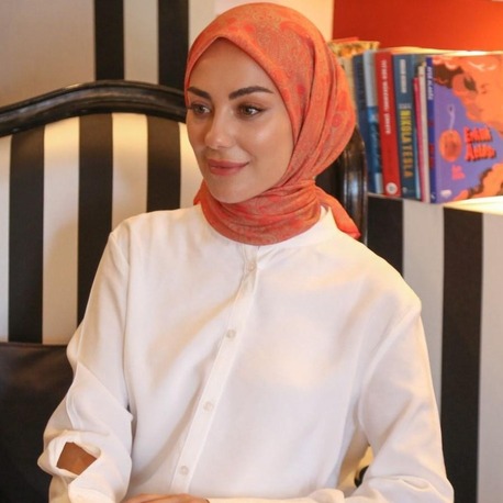 LOCELLA PAMUK VUAL FUŞYA-KAHVE EŞARP