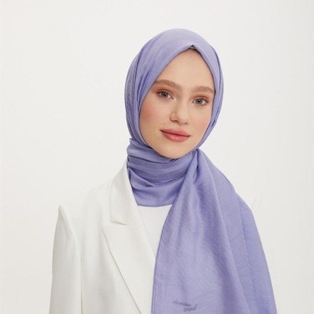 ARMİNE TREND OUTLET MENEKŞE ORGANİK KOTON ŞAL