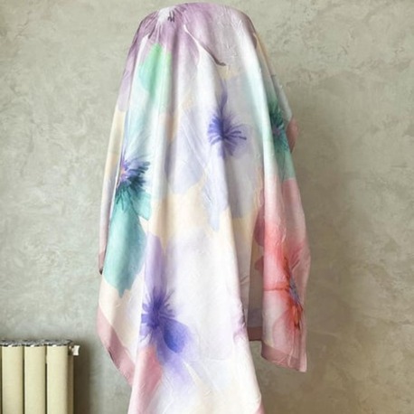 AYLİN DESEN PASTEL KRİSTAL BAMBU KRAŞ ŞAL