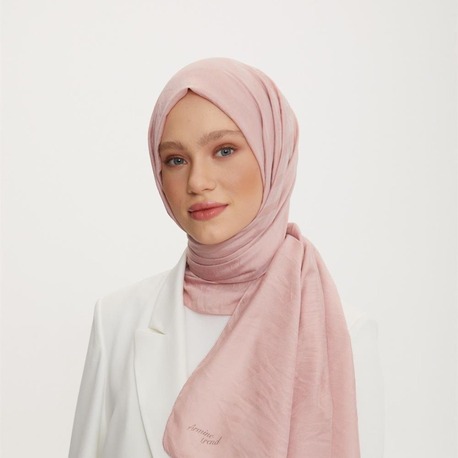 ARMİNE TREND OUTLET SOFT PEMBE ORGANİK KOTON ŞAL
