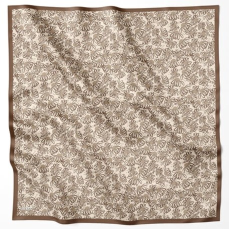 FRESH PAMUK NUDE FLORAL EŞARP