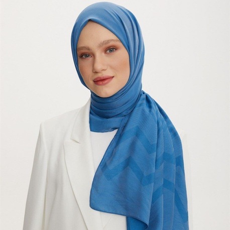 ARMİNE TREND OUTLET İNDİGO ORGANİK KOTON ŞAL