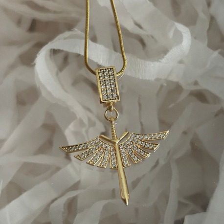 Gold Anka Kuşu Kolye