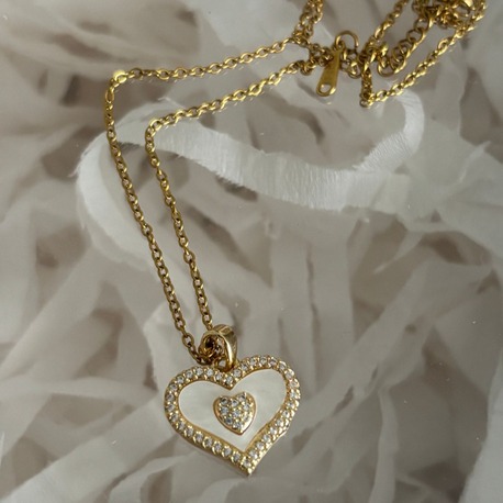 Gold Kalp Kolye