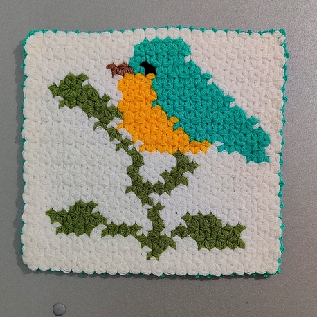 Daldaki Kuş Modelli Lif