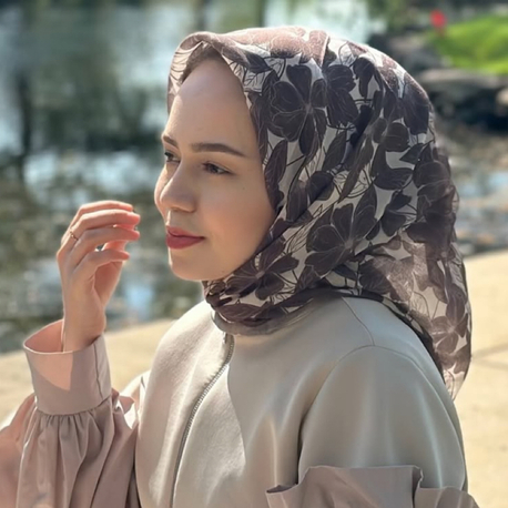 Floria Touch Eşarp ( Çikolata ) 