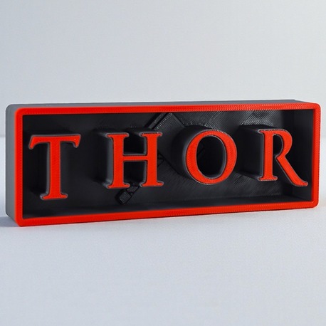 Thor - Masa Üstü Dekoru - Raf Dekoru