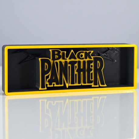 Black Panther Masa Üstü Dekor - Raf Dekoru