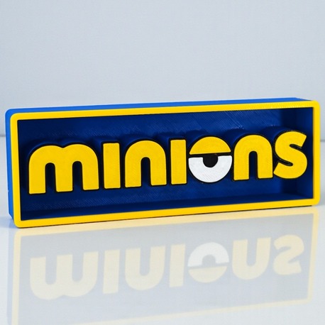 Minions - Masa Üstü Dekor - Raf Dekoru Logo