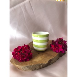Stripe Cup Tall - Açık Yeşil