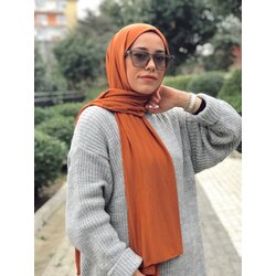 Pamuk Penye Şal TURUNCU