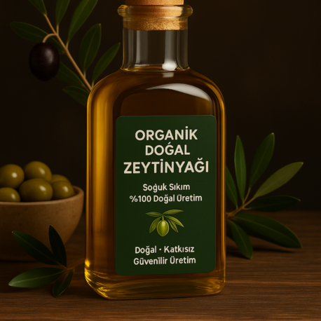 Organik Doğal Zeytinyağı (1L)