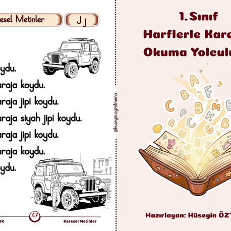 1.Sınıf Karesel Metinler Kitapçığı