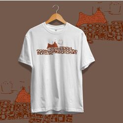 Çatalhöyük Haritası Unisex Oversize Tişört