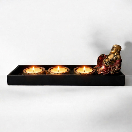 Budhha 3lü tealight mumluk