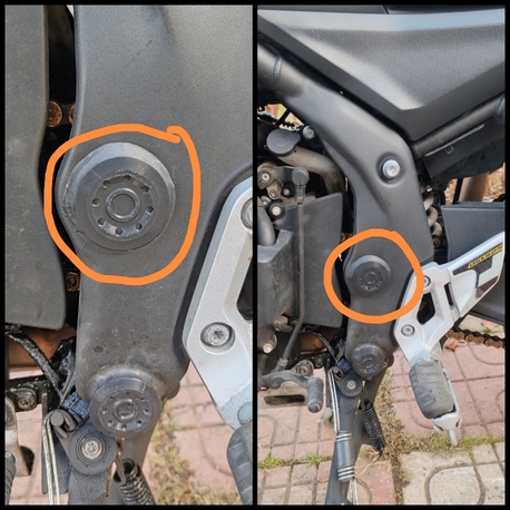 voge ds525x gövde tapa tıpa üst 