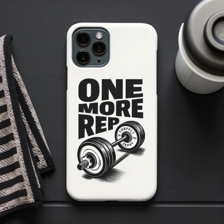 iPhone Uyumlu One More Rep Tasarımlı Kılıf