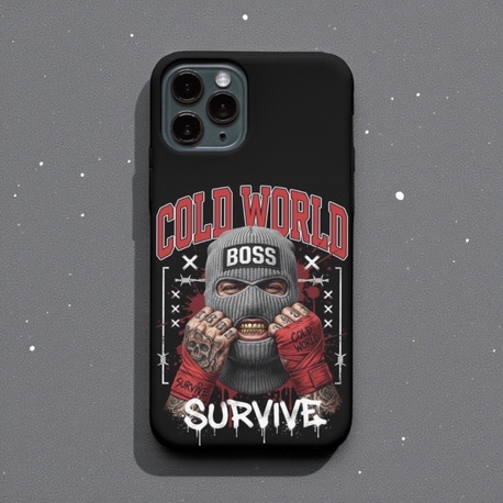 iPhone Uyumlu Cold World Tasarımlı Kılıf