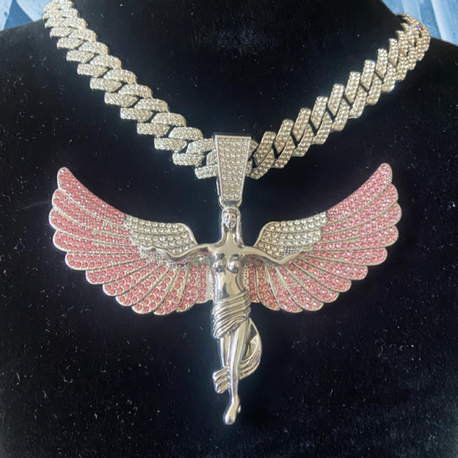 PREMİUM İCED OUT ANGEL CHAİN