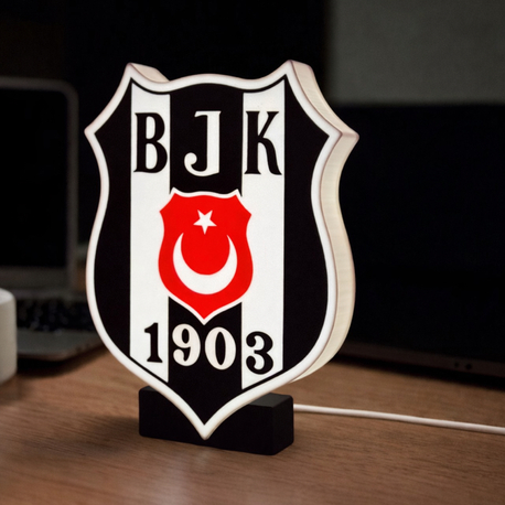 Beşiktaş Armalı Masa Lambası