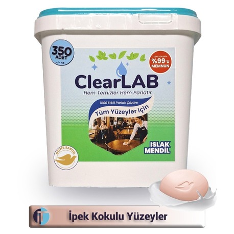 Yüzeyler için Islak Temizlik Mendili / Havlusu – 350 ’li Kova Ambalaj / Dowe Sabun